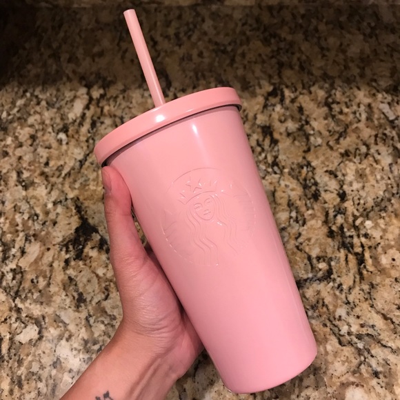 STARBUCKS LIMITED EDITION GRANDE PINK TUMBLER 16oz